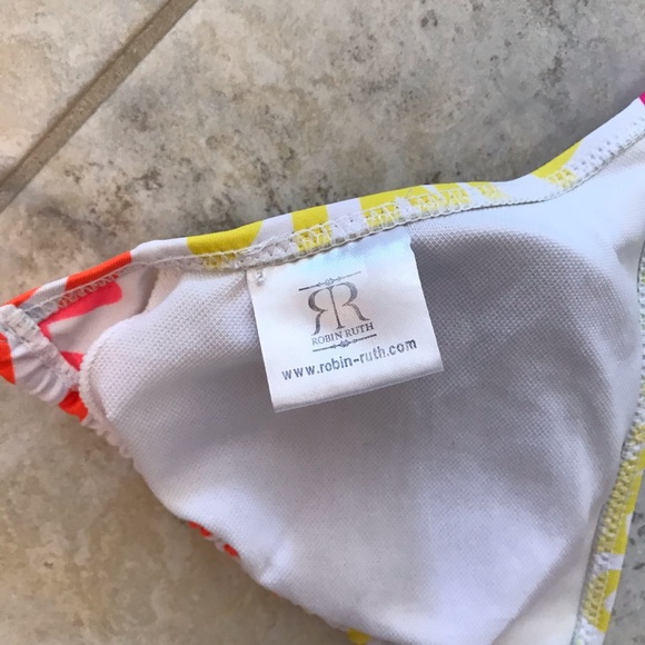 Robin Ruth Bikini Swim Top Punta Cana Tie Back Triangle - Picture 14 of 16